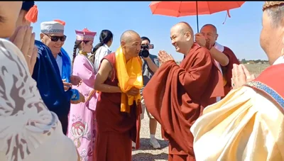The Pastoral Visit of the Venerable Kundeling Rinpoche to Kalmykia Continues