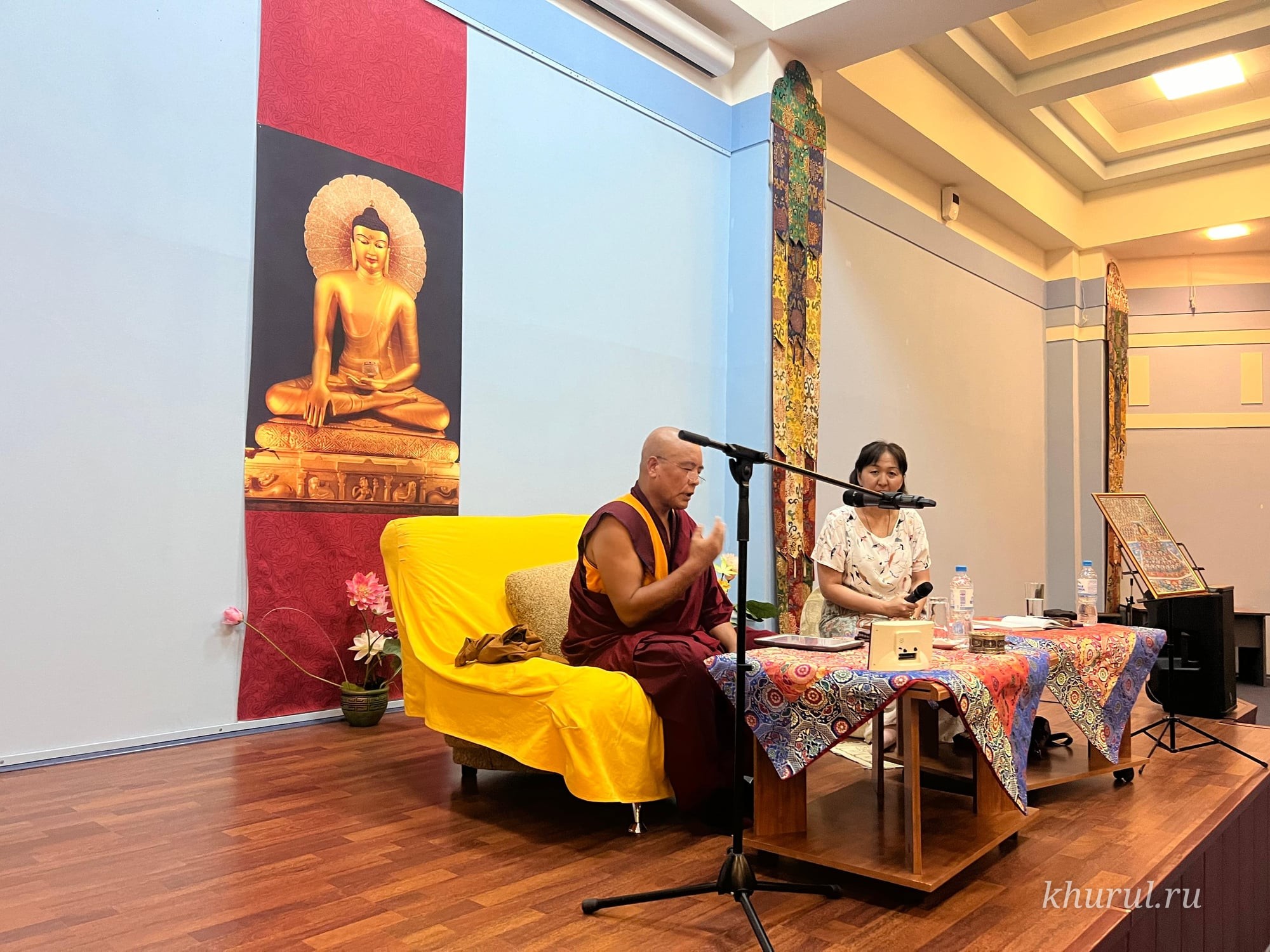 On consciousness, mind, emotions, and the practice of taking Refuge… lectures by the Venerable Geshe Jagba Gyatso continue at the Central Khurul