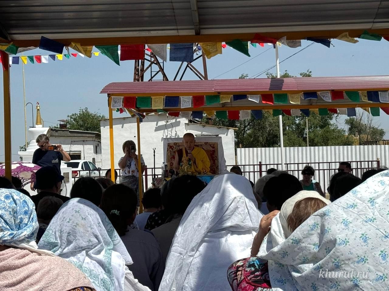 The Pastoral Visit of the Venerable Kundeling Rinpoche to Kalmykia Continues
