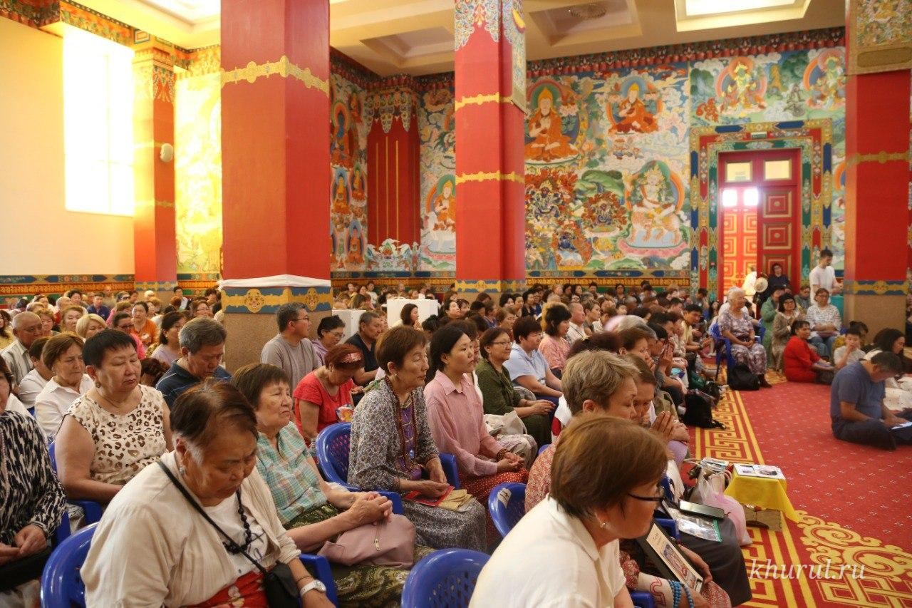 Granting a Long and Happy Life. Today a White Tara Long-Life Empowerment Ritual Was Held in Kalmykia
