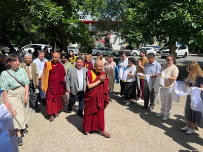Kundeling Rinpoche Visited Kalmyk State University