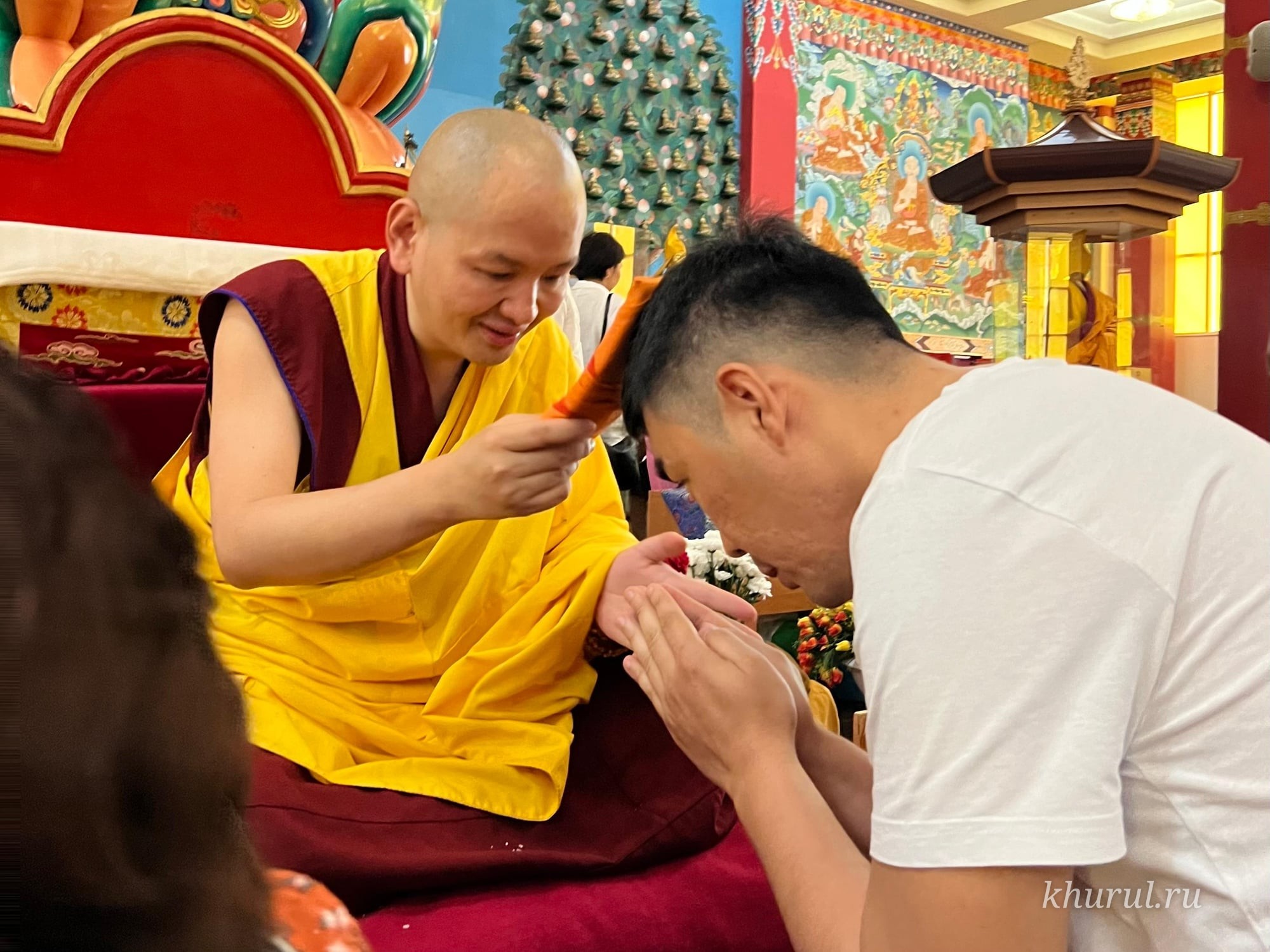 Granting a Long and Happy Life. Today a White Tara Long-Life Empowerment Ritual Was Held in Kalmykia
