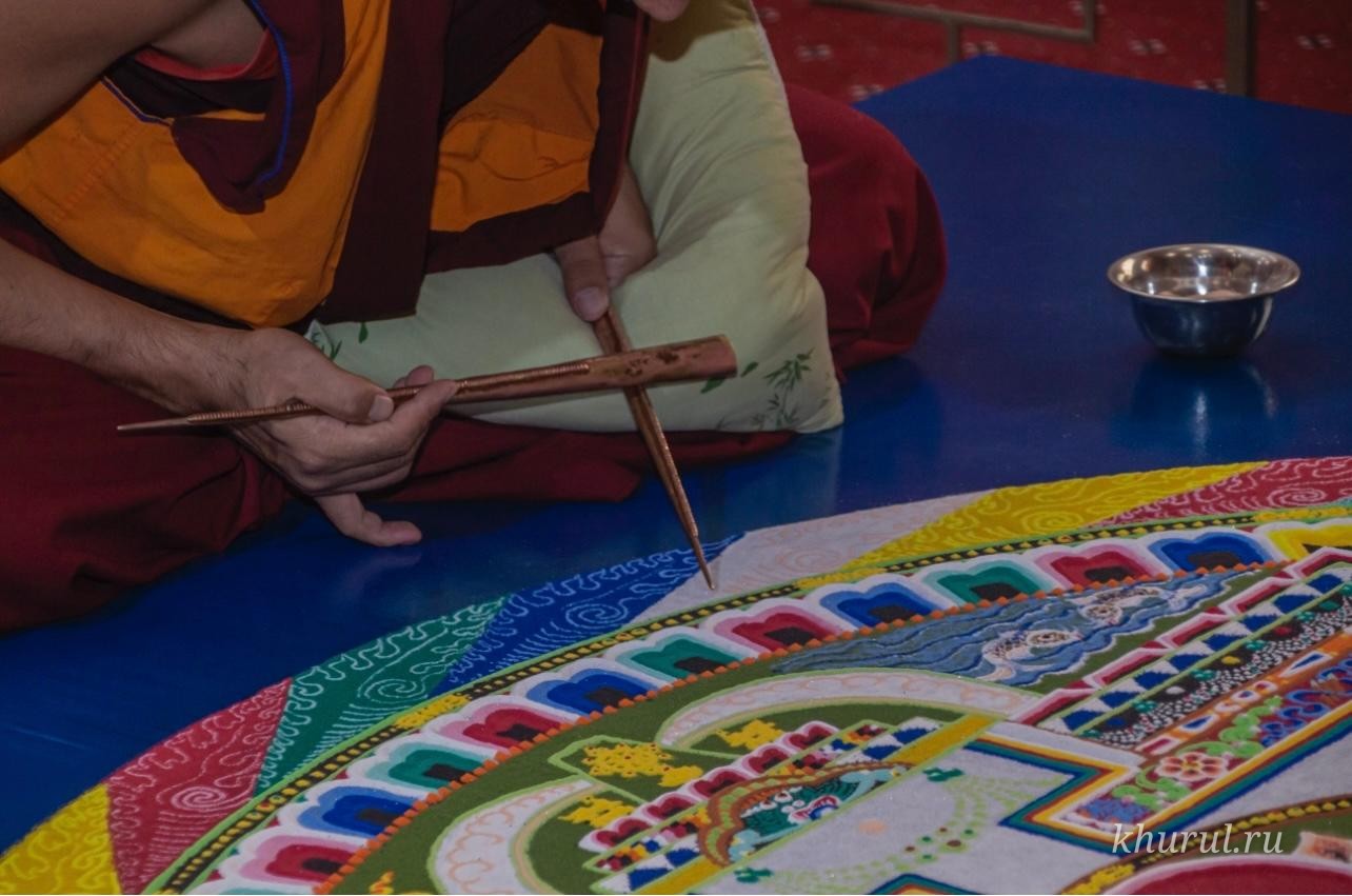 For Two Weeks the Mandala Can Be Viewed at the Central Khurul