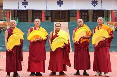 Tomorrow the Construction of the Green Tara Mandala Begins at “The Golden Abode of Buddha Shakyamuni”