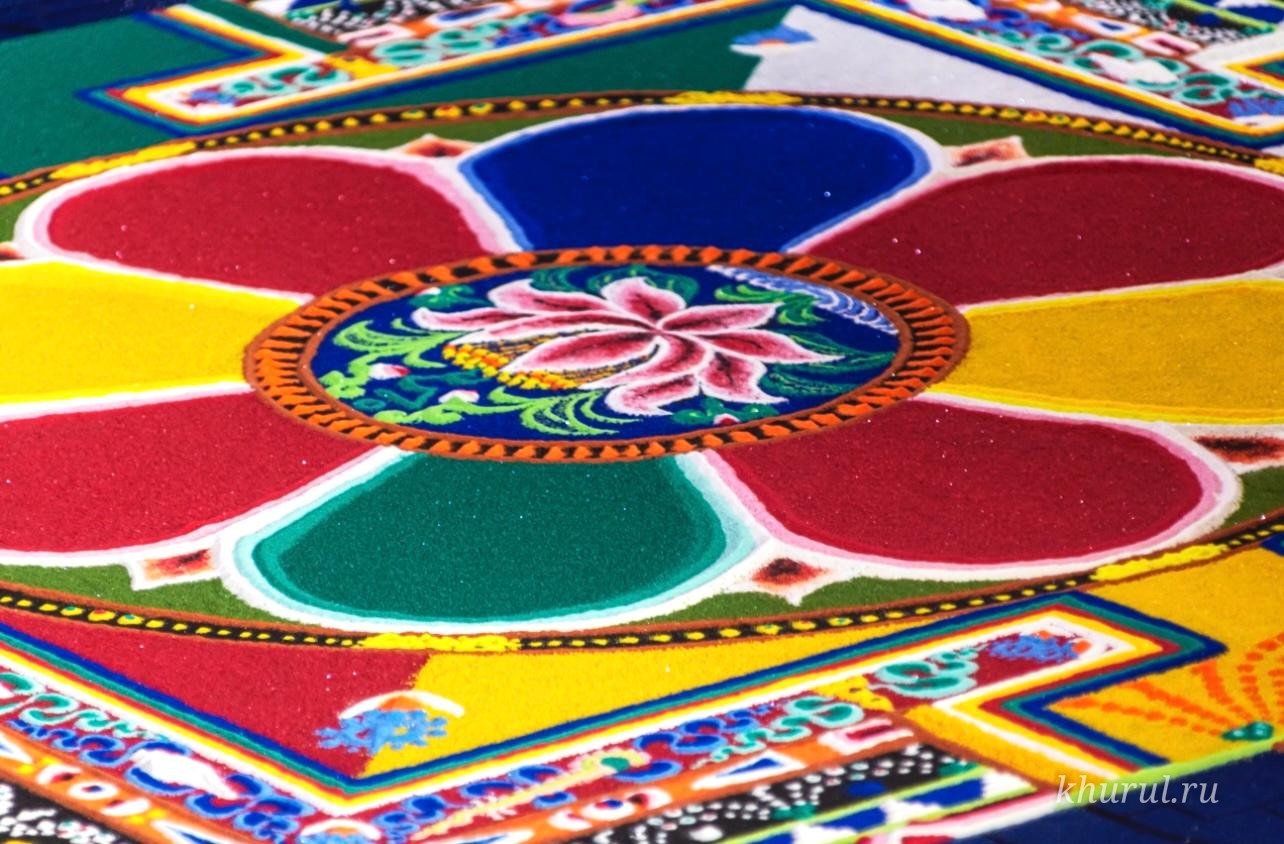 For Two Weeks the Mandala Can Be Viewed at the Central Khurul