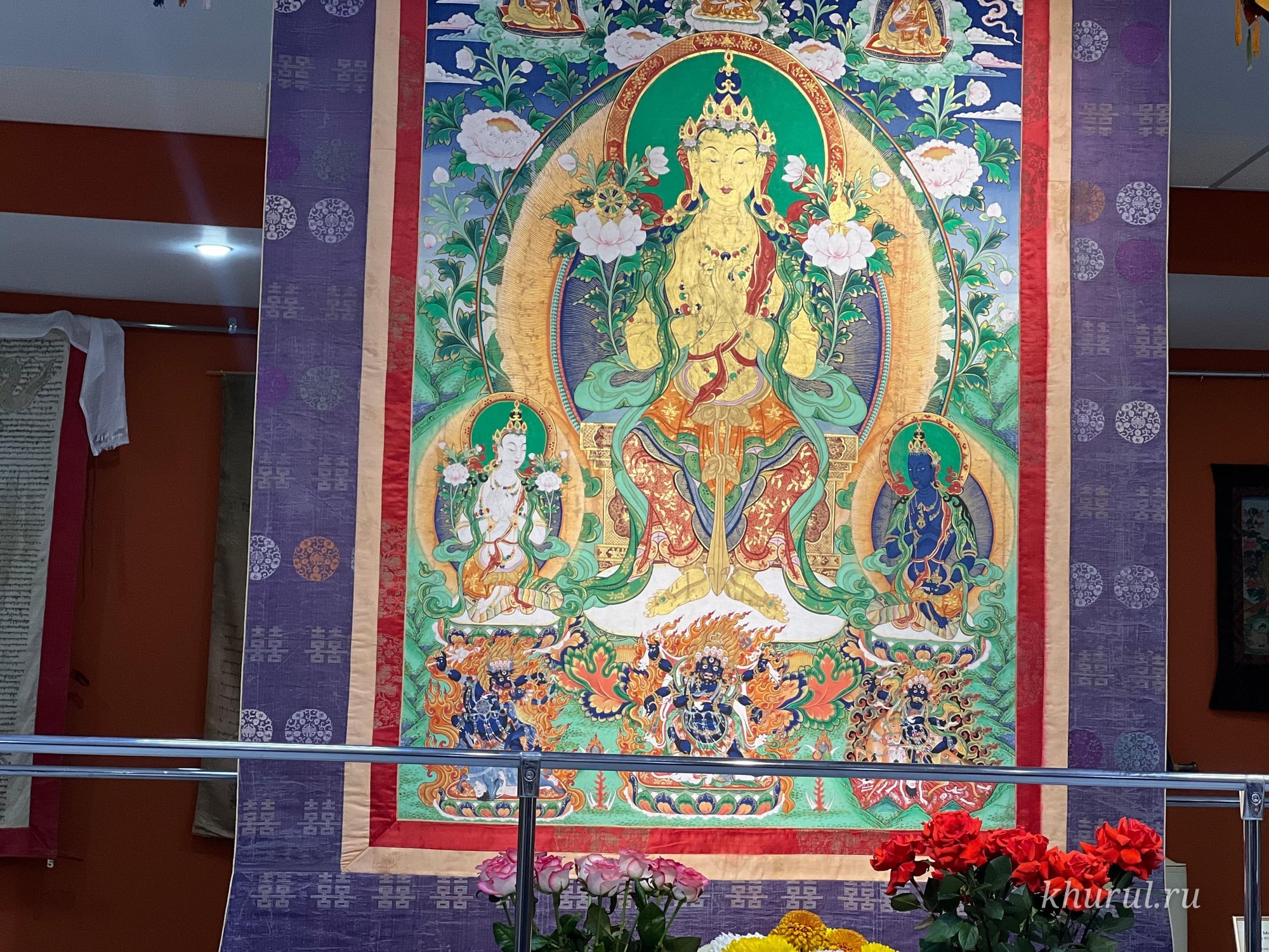 A unique Buddhist thangka has returned to Kalmykia after restoration