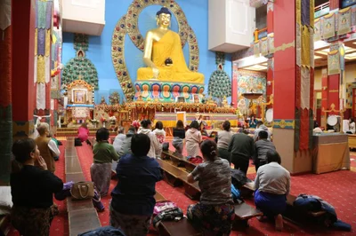 Believers of Kalmykia Took the One-Day Mahayana Vows