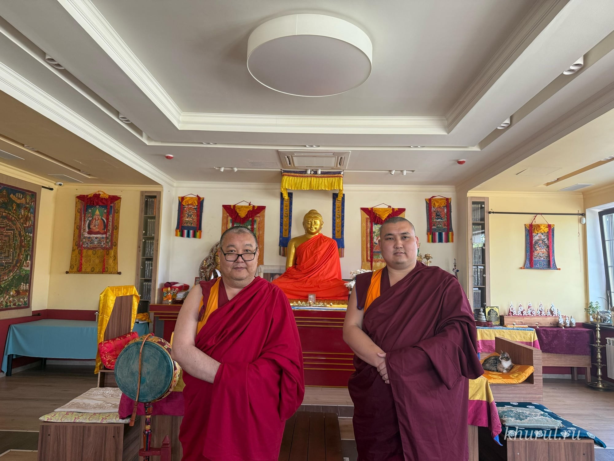 Shajin Lama of Kalmykia Visits the Moscow Buddhist Temple “Tubden Shedubling”