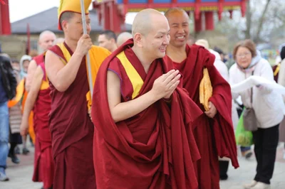 The Venerable Kundeling Tatsak Rinpoche XIII Has Arrived in Kalmykia.