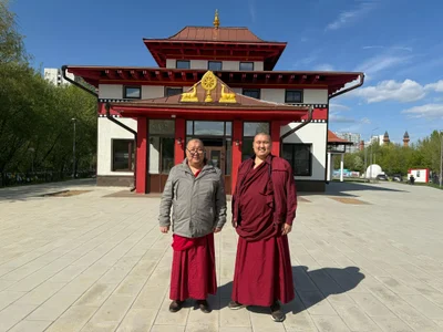 Shajin Lama of Kalmykia Visits the Moscow Buddhist Temple “Tubden Shedubling”