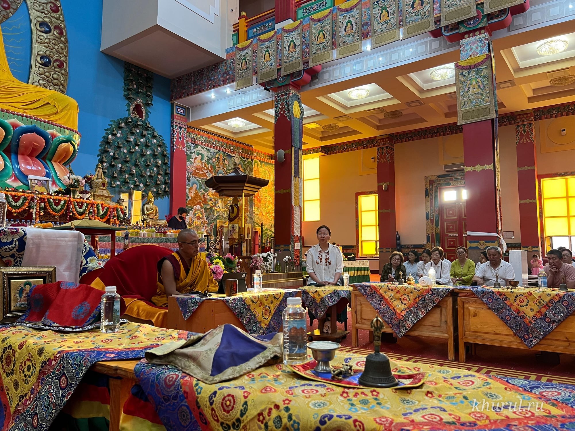 The believers of Kalmykia began the Buddha’s birthday by taking one-day Mahayana vows