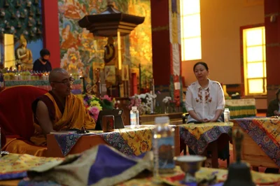The believers of Kalmykia began the Buddha’s birthday by taking one-day Mahayana vows