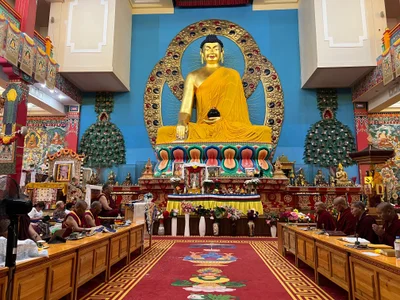 Believers of Kalmykia Ask the Deities for Health and Long Life for the Precious Teacher