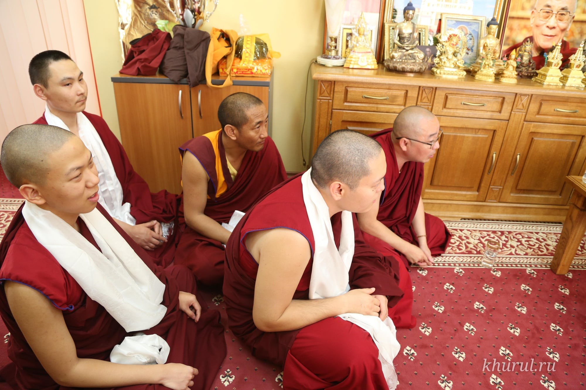Venerable Khen Rinpoche Geshe Lharampa Jigme Gyatso arrives in Kalmykia