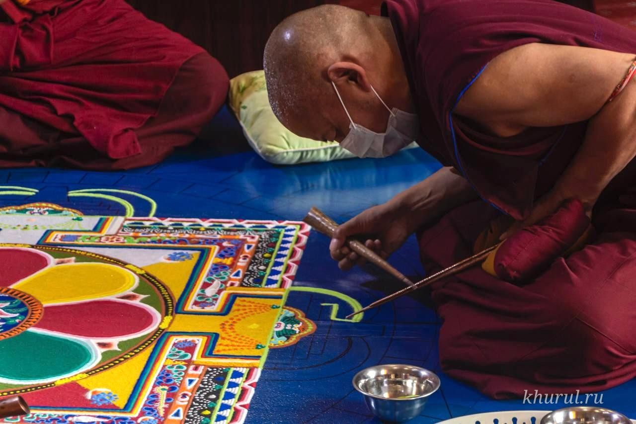 An Avalokiteshvara sand mandala to be created in Kalmykia