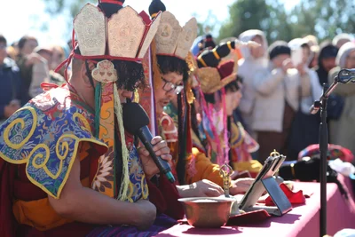 Residents of Kalmykia Made Offerings to the Burkhans Through Fire