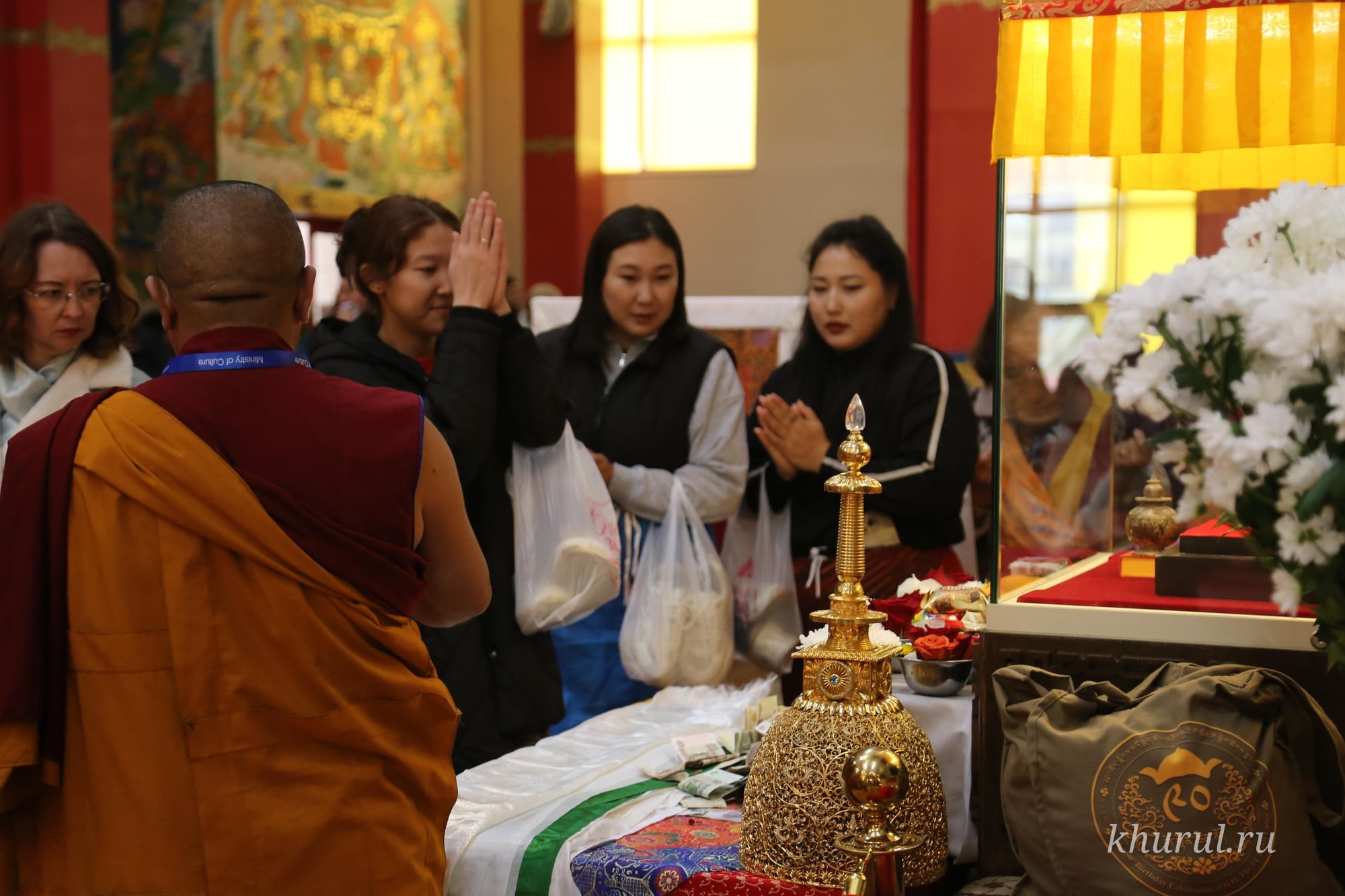 The Stay of the Sacred Relics of Kapilavastu on Kalmyk Land Is Coming to an End