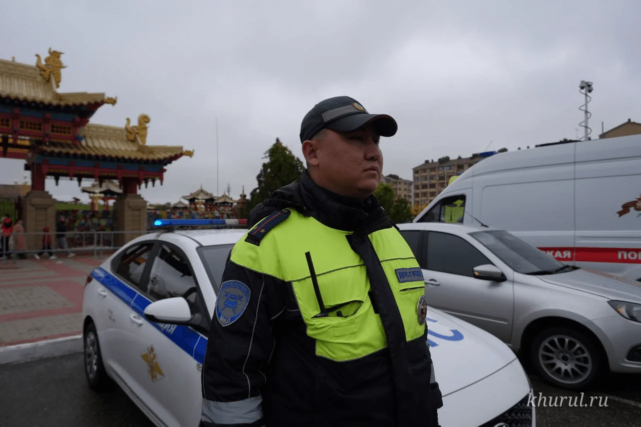 The Shajin Lama of Kalmykia expressed words of gratitude to police officers and volunteers
