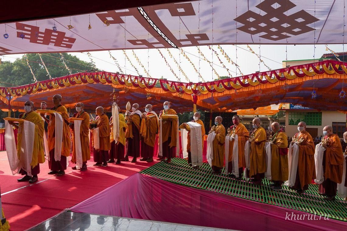 A prayer service for the longevity of His Holiness was held in India today