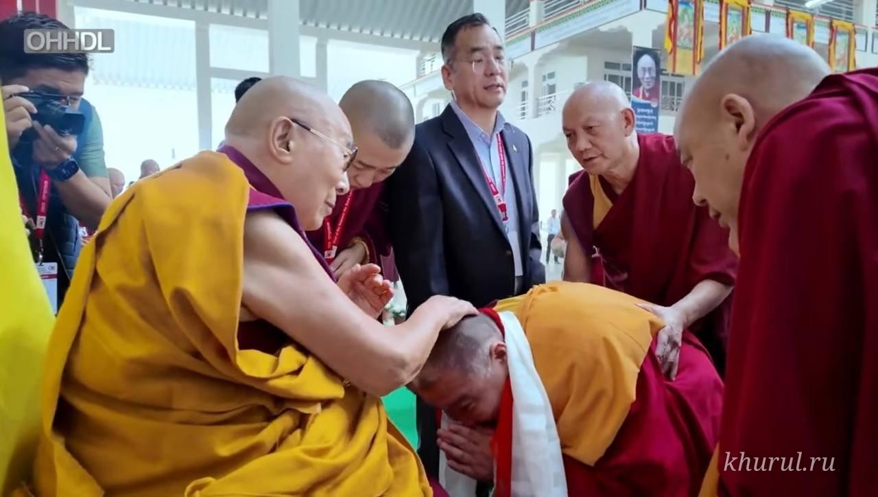 The Shajin Lama of Kalmykia on a Working Visit to India. Today Geshe Tenzin Choydak Was Received in Audience by the Dalai Lama