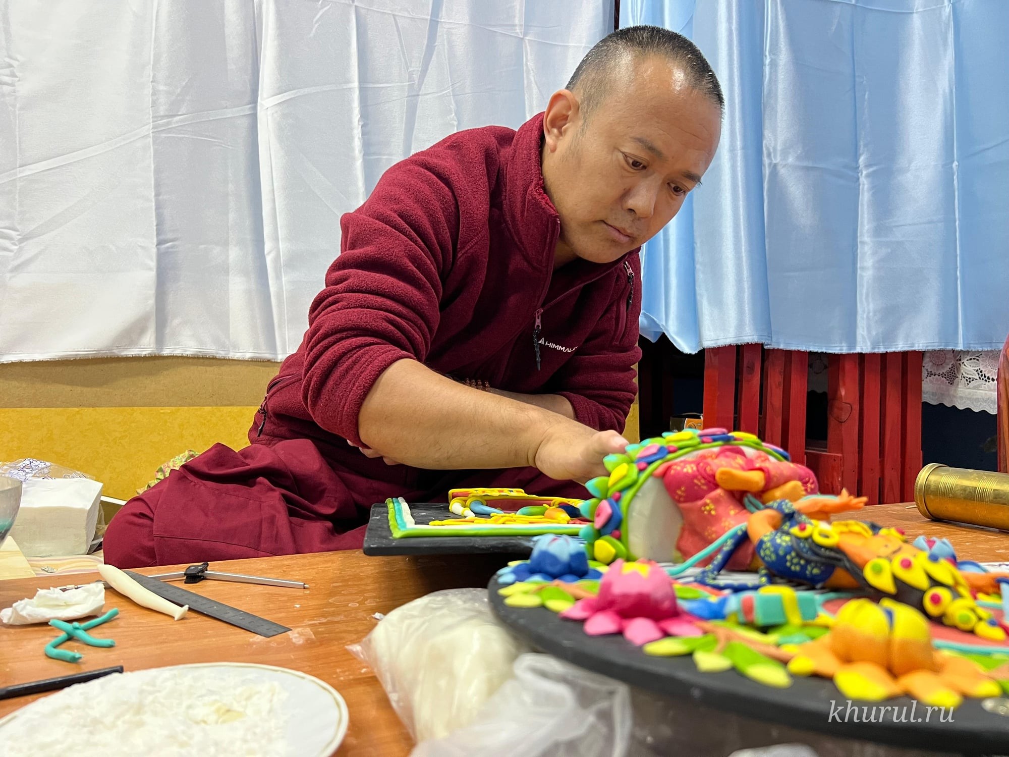 A Monk from India Will Make Special Offerings — Torma — for the Central Khurul for Tsagan Sar