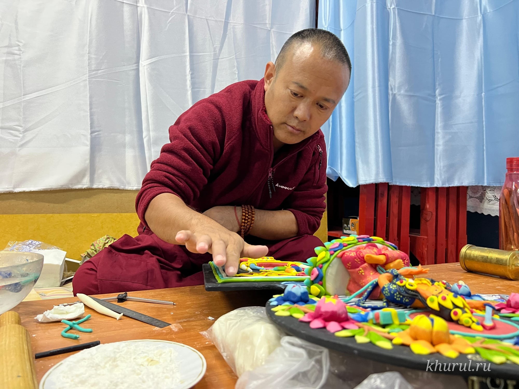 A Monk from India Will Make Special Offerings — Torma — for the Central Khurul for Tsagan Sar