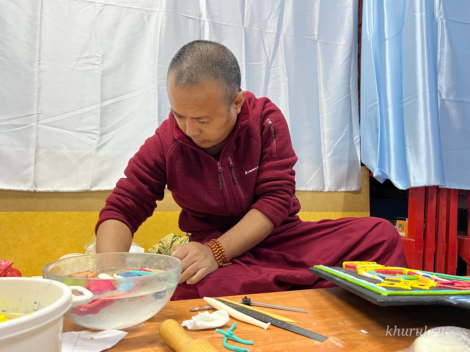 A Monk from India Will Make Special Offerings — Torma — for the Central Khurul for Tsagan Sar