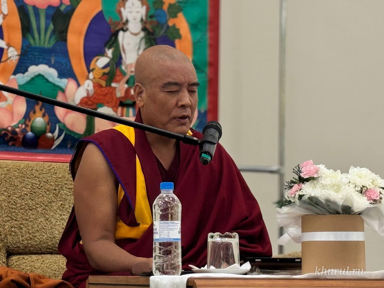 In Elista, a Series of Lectures by the Venerable Geshe Lharampa Jagba Gyatso Has Begun