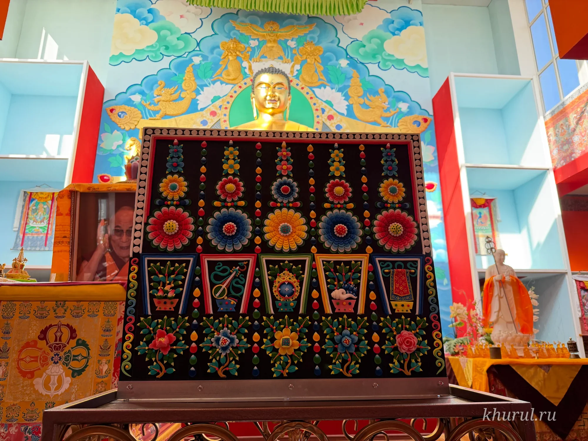 The Works of a Torma-Making Master Now Adorn the Lagan Khurul Too