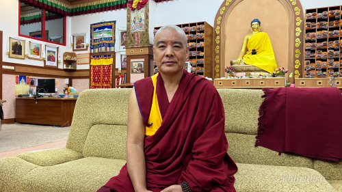The Venerable Geshe Lharampa Jagba Gyatso Arrives in Kalmykia on Another Visit