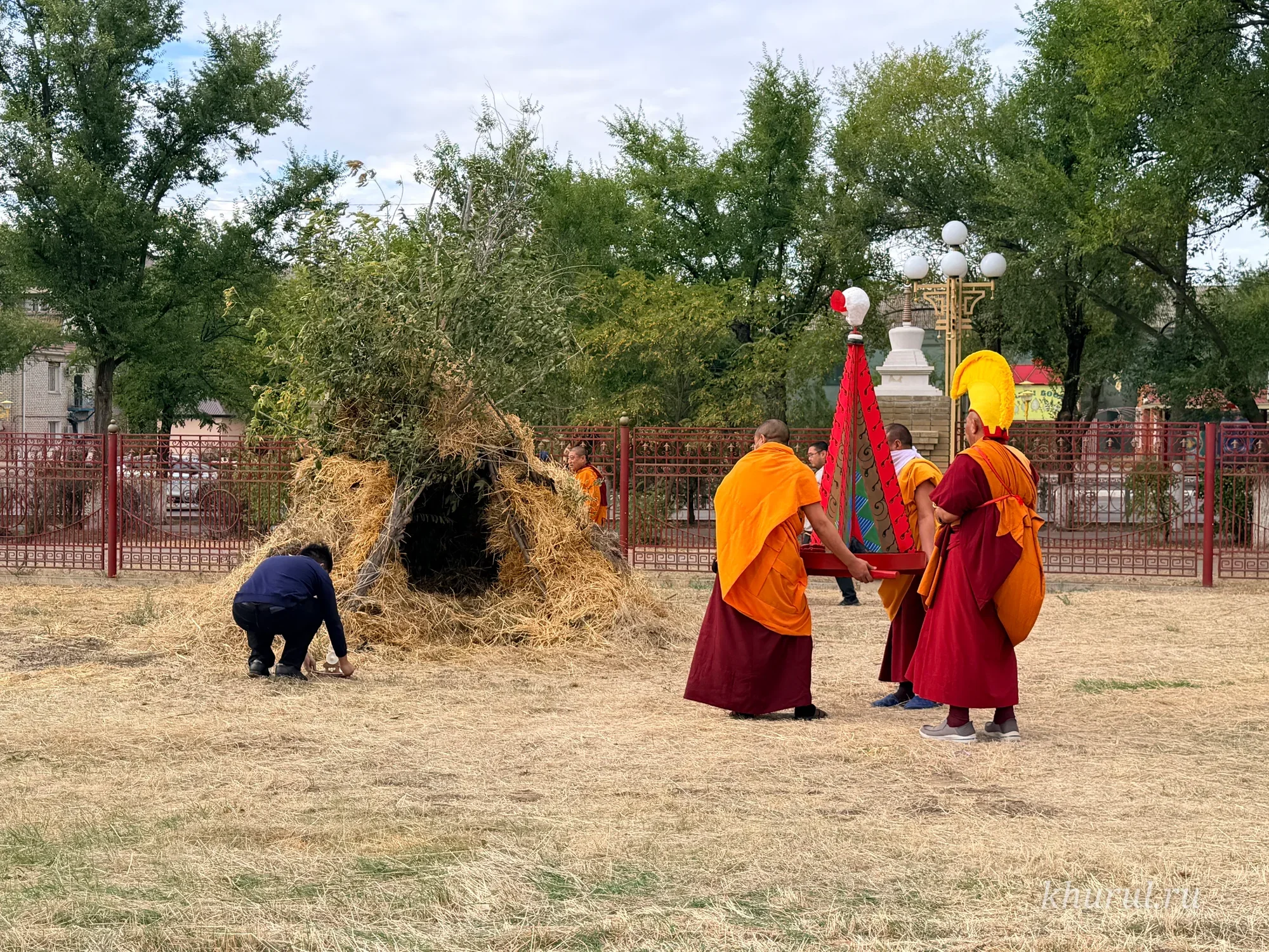 First of Four Tantric Rituals Held in Kalmykia
