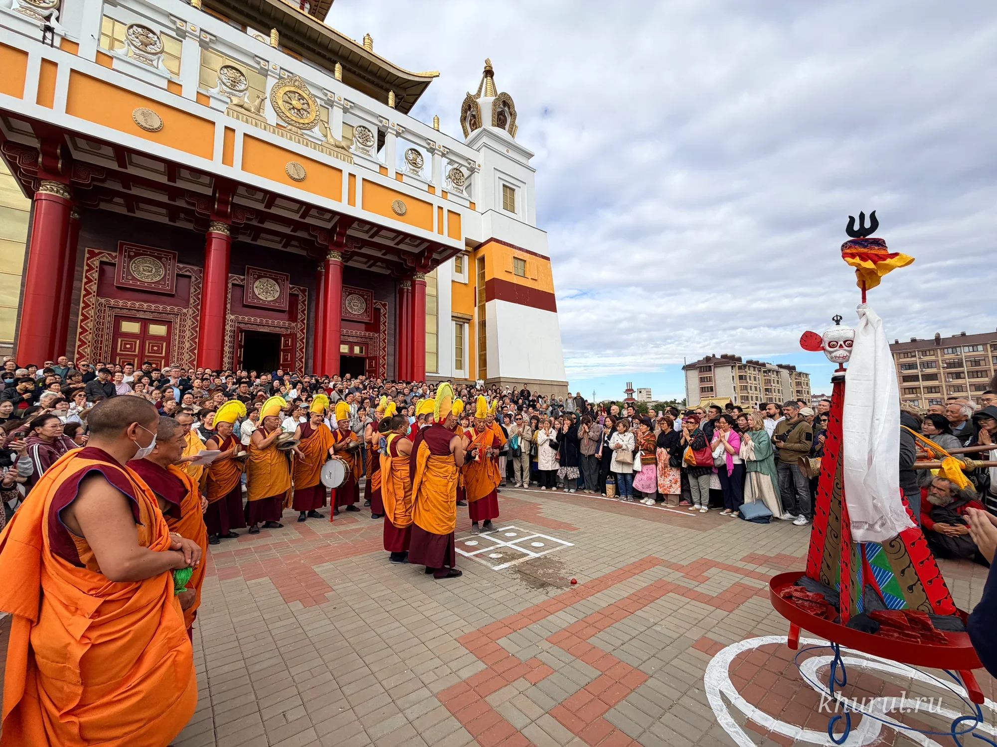 First of Four Tantric Rituals Held in Kalmykia