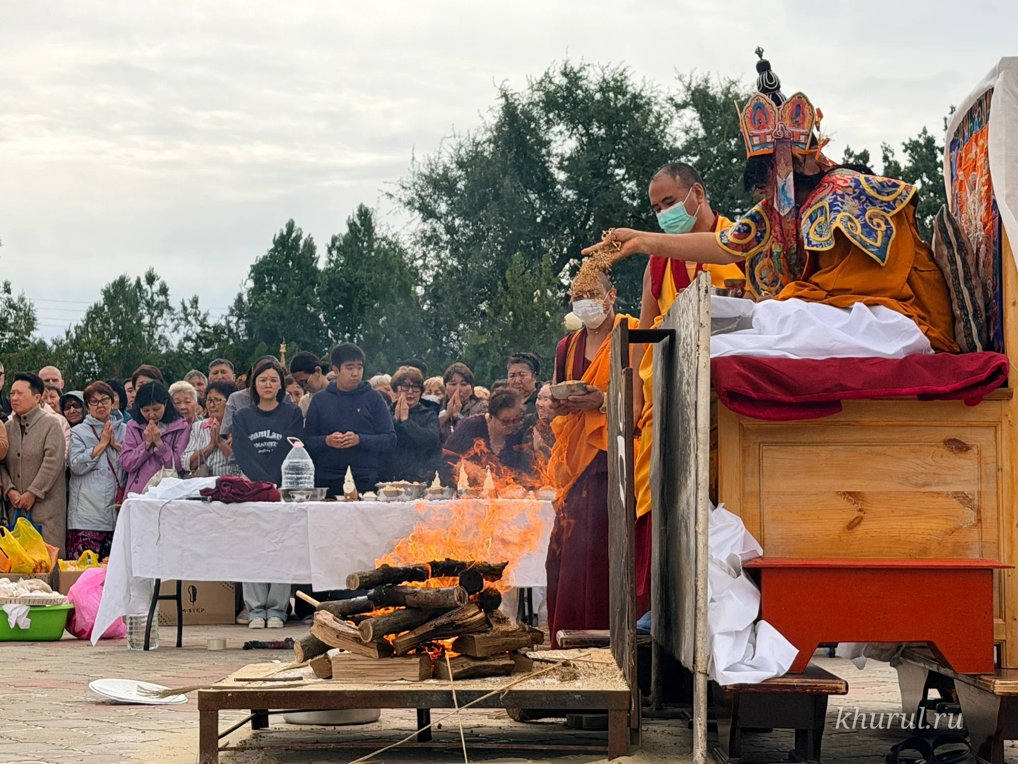 Offerings Through Fire: A Fire Puja Held in Kalmykia